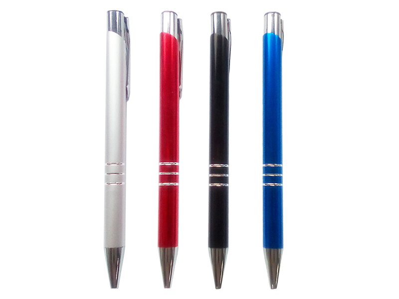 Elegantna metalna hemijska olovka, hrom delovi (301650)